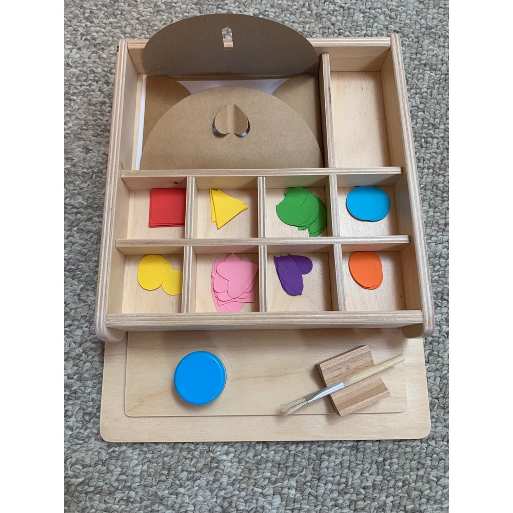 Monti Kids Level 8 Montessori Wooden Toy Set 21+ Months Incomplete Sensory Play - Picture 7 of 12
